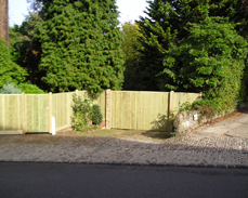 Tongue and groove fence